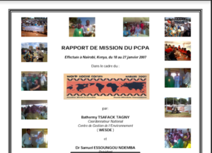 Lire la suite à propos de l’article RAPPORT DE MISSION DU PCPA